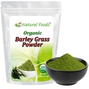 Z Natural Foods Organic Barley Grass Powder - USDA Organic Whole Food Green Blend for Energy Boost, Detox & pH Balance mit Aminosäuren, Mineralien - Antioxidans Mix für Saft, Wasser, Feuchtigkeit, 5 lbs