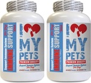 Dog Liver Support Supplement Chews - Hund Immununterstützung - Booster - Gesundes PET - Beilage - Haustier Immununterstützung - 120 Bäume (2 Flaschen)