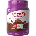 Premier Protein Powder, Chocolate Milkshake, 30g Protein, 1g Zucker, 100% Whey Protein, Keto Friendly, No Soy, Gluten Free, 24.5 oz (17 Servierungen)