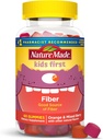 Nature Made Kids First Fiber Gummis, Fiber Supplement für Verdauungshilfe, 60 Gummis, 30 Tage Versorgung