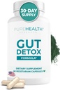 PUREHEALTH FORSEARCH Gut Cleanse Formula Digestion Supplement - Umfassende Gutreinigung mit Zeolite Detox & Zeolite Clinoptilolite - Saubere schädliche Chemikalien für optimales Wellness -1 Flasche