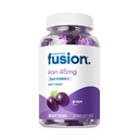 Bariatric Fusion Eisen Ergänzung für Frauen Anämie | Kaubares Eisen mit Vitamin C | Grape Flavored Soft Chew | Gentle on Stomach Ferrous Fumarate für Frauen und Männer | Glutenfrei | 60 Count
