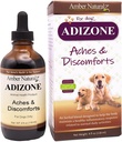 Amber NaturalZ Adizone Kräuter-Ergänzung für Hunde | Unterstützt gesunde Entzündungsreaktion, okziale Störungen und gemeinsame Funktion | Natürliche Hilfe für aktive und Alternde Canines