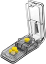 Pillenschneider für kleine oder große Pillen. Die beste Multiple Pille Splitter Ever! Design in den USA. Doppelt als Pille Box. Nicht geeignet für Tiny Pills. Schlüsselanhänger Pillenhalter als Bonus. (Gray)