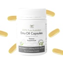 Emu Öl Kapseln - Herz, Haar, Metabolismus & Joint Support Supplement - Pharmazeutische Klasse Emu Öl mit CLA, Omegas 3, 6 & 9 mit Vitamin K2, A & E von Y-Not Natural - 1000mg, 100 Kapseln