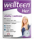 Vitabiotics Wellteen Her - Ernährungsunterstützung für Jugendliche und junge Frauen Alter 13-19 - 30 Tabletten