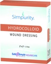 Simpurity Hydrokolloid Wund Dressing, 2" x 2", Box von 12 – Wund Pflege Dressing