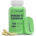 LongLifeNutri Indole-3-Carbinol 400mg - 120 pflanzliche Kapseln, 4-Monats-Versorgung, Bio-Ergänzung für Hormon Balance & Zelluläre Gesundheit, Lab getestet, Made in USA