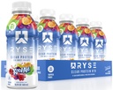 RYSE Clear Protein Drink - Kool-Aid Tropical Punch - 100 Kalorien, 22g Whey Isolate Protein Shake, Sugar-Free, 0g Fat & Lactose-Free - Refreshing Ready-to-Drink Beverage - 16,9 fl oz Flaschen (12-Pack)