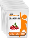 BulkSupplements.com Cranberry Powder - Cranberry Supplements für Damen und Herren, Getrocknete Cranberries Unsweetened - Glutenfrei & Sugar Free, 5g pro Servierung, 1kg (2.2 Pfund) (Pack von 1)