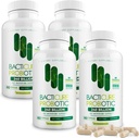 Bacticure Probiotic 240 Kapseln | Probiotics Supplement w/High CFU Formel für Männer & Frauen | Präbiotika & Verdauungsenzyme für Verdauung & Gut Gesundheit, Vaginale Gesundheit, Colon Cleanse, Immununterstützung