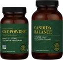Global Healing Center Oxy-Powder & Candida Balance Kit - Constipation Relief für Frauen und Männer und Detox für natürliche Candida Cleanse, Feminine Balance Complex