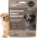 ANP Enhance Your Dog's Health with Mushroom Immune Supplement Boosting Dog Chews - No Animal Protein Formula - Vitalität, Langlebigkeit und Gut Health - Potent Reishi, Chaga und Shiitake Pilze