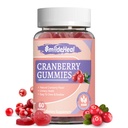 Cranberry Gummies 1000mg, Cranberry Ergänzungen für Frauen, mit D-Mannose 250mg, Womens Probiotic Gummies, Urinary Tract Health, Cranberry Flavor, NO GMOs, 60 Count