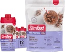 SlimFast High Protein Chocolate Bundle- 12 Count of Chocolate High Protein Meal Replacement Shakes (20g Protein) mit 26 Portionen Schokolade High Protein Powder Mix (20g Protein)