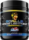 Gorilla Mode Lightning Pre-Workout - Extreme Energy · Laser Focus · Leistungsstarke Pumpen · Peak Performance - 550mg Koffein, 13500mg L-Tyrosin, Alpha-GPC– 792g (Bombsicle)