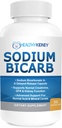 Natriumbicarbonat 650 Mg Tabletten - Delayed Release for Normal Kidney Function - Backen Soda Tabletten, Natrium Pillen, Bicarbonato De Sodio para Tomar, Bicarbonat von Soda - 30 Kapseln