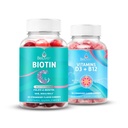 BeLive Biotin und Multivitamin D3 & B12 Bundle für Haarwachstum, Gesunde Haut & Nägel, verbesserte Knochen & Muskelkraft, Herzgesundheit und Energie