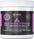 Milchdistel für Hunde & Katzen. Leberergänzung mit echtem Huhn. Extra Strength Liver und Kidney Detox. Hunde und Katzen lieben den Geschmack. Hepatic Support. Extra Große 85 Gramm Glas!