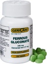 GeriCare Ferrous Gluconate 240mg 100 Tabletten Jeder (Pack mit 6)