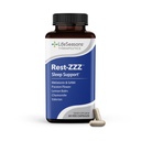 LifeSeasons Rest-ZZZ - Natural Sleep Support Supplement - Fall Asleep & Stay Asleep - Calms Nervous System - Ease Muskelspannung & Restlessness - Low Dose Melatonin GABA & Kamille - 60 Kapseln