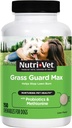 Nutri-Vet Grass Guard Chewables, Rasen Burn Prevention, Dog Urine Neutralizer für Gras, Gut Health Support mit Probiotic und Enzymes, Dog Probiotics, Pet Supplement Tablets, 150 Count