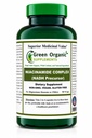 Green Organic Supplements Niacinamid, Niacin, NAD, NADH, High Absorbable, Non-GMO, Glutenfrei (Einzel)