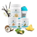 Detox Plus Kit, Daily Cleanse Pure Fiber Meal Ersatz, Drink Mix, Shake Booster und Supplement, Body Cleanse Kit für Damen, Daily System Cleanse - Vanilla, Aloe Vera Ananas