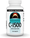Quelle Naturals C-1500, mit Rose HIPS 1500 mg für Immunsystemunterstützung - 100 Tabletten
