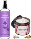Top-Magnesiumcreme für Schmerz und Schlaf,Nighttime Magnesium Lotion für Leg Cramps,Muscle Relaxation,Calm,Deep Hydration für Körper & Hautpflege - Natürlich und sicher für Kinder.