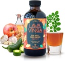 VINGA Lava Raw Apple Cider Essig Feuer Cider mit kalt gepressten Moringa Oleifera, 8 Unzen, Natürliche Kälte und Flu Remedy und Immunsystem Booster, Antioxidant Rich Superfood mit 92 essentiellen Nährstoffen