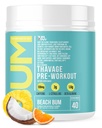 RAW Pre Workout Powder, Thavage (Beach Bum) - Chris Bumstead Sports Nutrition Supplement for Men & Women - Cbum Pre Workout for Working Out, Hydration, Mental Focus & Energy - 40 Servings