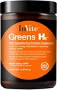 Invite Health Greens Hx® - Unterstützt Energie, Entgiftung, Immunität und Lebergesundheit - Enthält Frucht- und Gemüseextrakte, pflanzliche Enzyme, nicht-dairy Probiotic Blend - 30 Portionen (2-Pack)