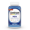 Centrum Multivitamin für Männer, Multivitamin/Multimineral Supplement mit Vitamin D3, B Vitamine und Antioxidantien, Glutenfrei, Non-GMO Zutaten - 200 Zähler