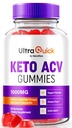 Ultra Quick Keto ACV Gummis für Gewichtsverlust, UltraQuick Keto+ACV Formel, Premium Keto Plus ACV Formel, Natürliche Apfel Apfel Apfel Apfelessig 1000MG, Offizielle UltraQuick Gomitas Review (60 Gummi)
