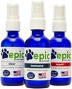 Immununterstützung Combo - Reparatur, Klar, Immun - Alle natürlichen flüssigen Spray Ergänzungen - Förderung von Wound Heilung, hilft Allergien und Schmerzen - Ernährung Multivitamin für Katzen & Hunde