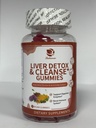 Lukaree Liver Cleanse Detox & Repair Gummis - Milch Thistle Silymarin, Dandelion, Artichoke Extract & Elderberry - No Sugar, Raspberry Flavor - 90 Count