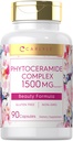 Carlyle Phytoceramid Supplement 1500mg | 90 Kapseln | mit Bio-Süße Kartoffel | Beauty Formel Complex | Non-GMO und Gluten frei