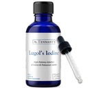 Dr. Tennant's Liquid Iodine Drops 2 Fl Oz | Lugols Lösung mit Kalium-Iodid | Hilft Schilddrüsenfunktion, Hormonal Balance und Immungesundheit