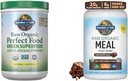 Garten des Lebens Super Greens Powder Smoothie & Mix, Probiotics & Digestive Enzyme & Raw Organic Meal Replacement Shakes - Schokolade Pflanze basiert Vegan Protein Pulver
