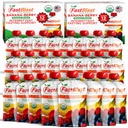 Fruit Smoothie Pouches Banana Berry- 2 Packungen, 24 Stück Smoothie Meal Ersatz- USDA Organic Healthy Snacks für Erwachsene, Squeeze Pouches für Getränke für Erwachsene, Soft Foods, Gluten Free Dairy Free Snacks