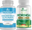 MOGO reines Magnesium Glycinat und Moringa Kapsel - Superfood + besser Mineral
