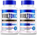 NutraRize (Pack mit 2 VirilTonic Kapseln für Herren, Premium-Formel für Gesamtleistungsunterstützung, All Natural Supplement für Gesundheit und Wellness, VirilTonic24 Bewertungen (120 Kapseln)