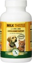 Milk Thistle Liver & Kidney Ergänzung für Hunde und Katzen mit DHA, EPA, Silymarin und Vitamin B (B1 B2 B6 B12) zu verhindern Leber- und Nierenerkrankung - 60 kämpfbare Bäume - Bacon Cheese Flavor