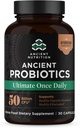 Antike Ernährungsprobiotik, Ultimativ mit Kurkuma, Ginger und Fenugreek, unterstützt Verdauungsfunktionen, reduziert Durchfall, Verstopfung, Bloating, Superfoods Blend, 50 Billion CFUs*, 30 Kapseln