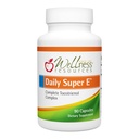 Wellness Ressourcen Daily Super E - Tocotrienol Vitamin E Complex: Soy-Free Full Spectrum Vitamin E mit Delta, Gamma & Alpha Tocotrienols für Antioxidantienschutz, Natürliche Quelle, Non-GMO (90 Caps)