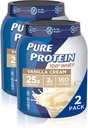 Whey Protein Pulver von Pure Protein, Glutenfrei, Vanillecreme, 1.75lbs, 2 Pack