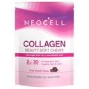 NeoCell Collagen Beauty Soft Chews mit Vitamin C und Hyaluronsäure, für Haare, Haut und Nagel Gesundheit, Frucht-Punch, Weiche Chews, 60 Count, 1 Tasche