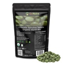 Go Nutra Organic Spirulina Chlorella Tabletten 50/50 Mischung | Nährstoffdichtes Superfood - Vegan Protein, Chlorophyll, Enzyme | 500mg Jede Chlorella Spirulina Tabletten, 720 Zähler, 4 Monate Versorgung
