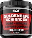 Goldenseal Root Capsule mit Echinacea, Panax Ginseng Root, Immununterstützung Komplex als Elderberry, Knoblauch Bulb - 60 Kapseln - Verdauungsgesundheit, Körperbilanz &amp; Mehr - Goldenseal Wurzelpulver